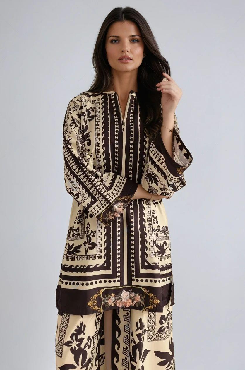 Hina khaddar Printed 2pcs Ca_closet