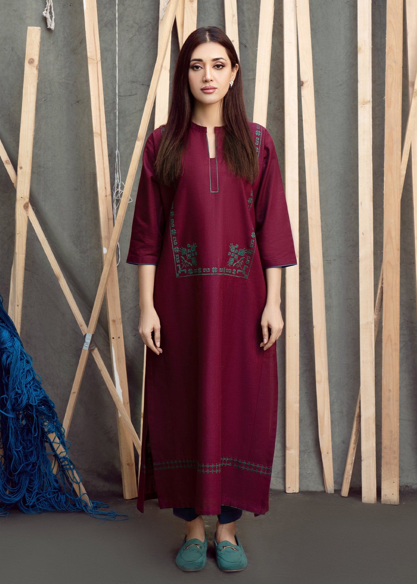 Sawera Embroidered Kurti