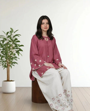 Crimson - 3pc - Chaudhary Arts