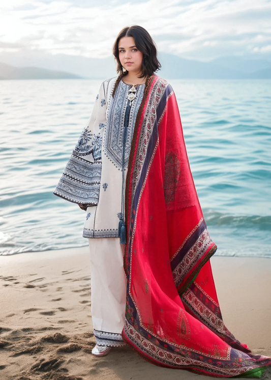 Jugnu Embroidered  3pc