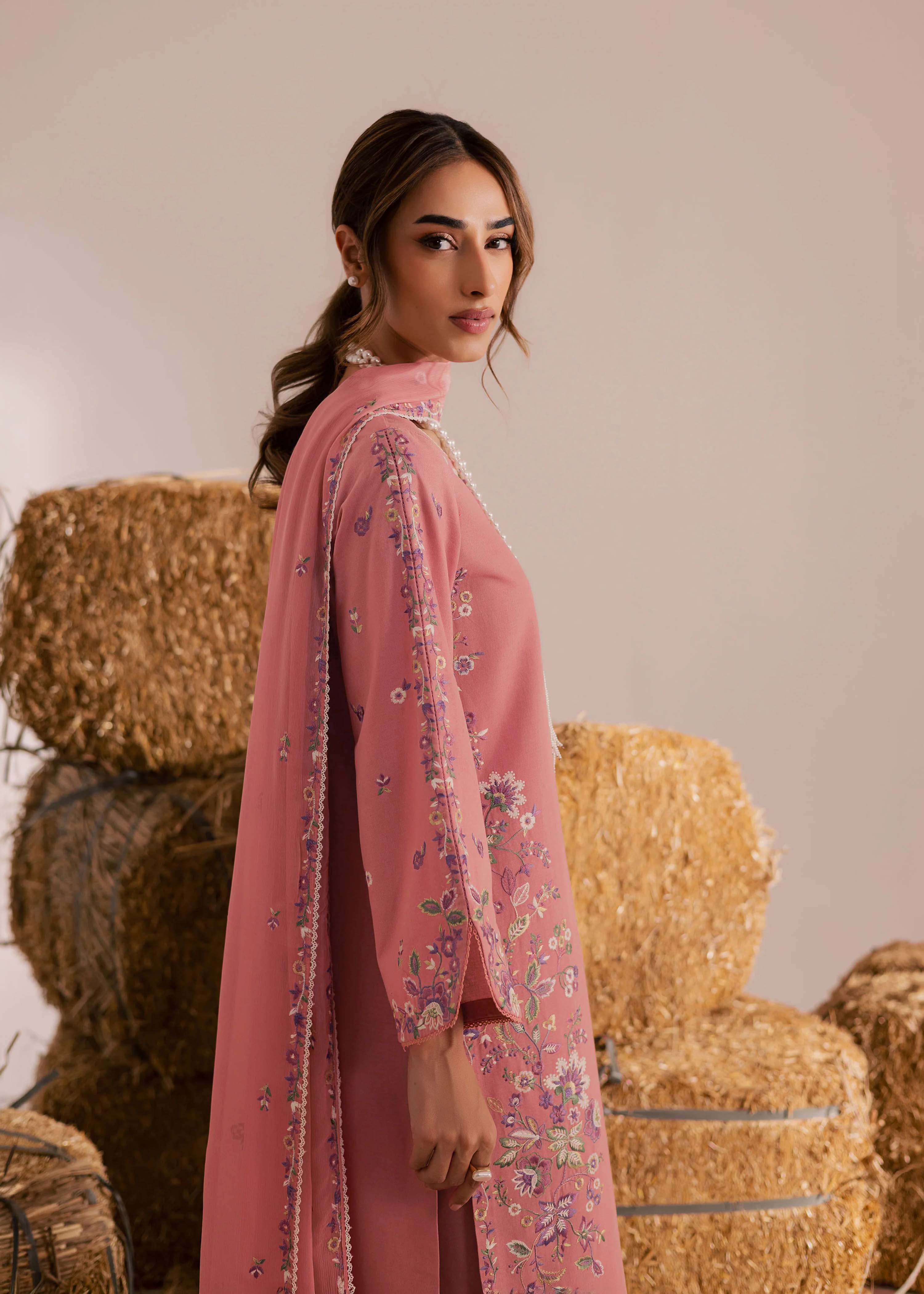 Rehab Embroidered - 3pc