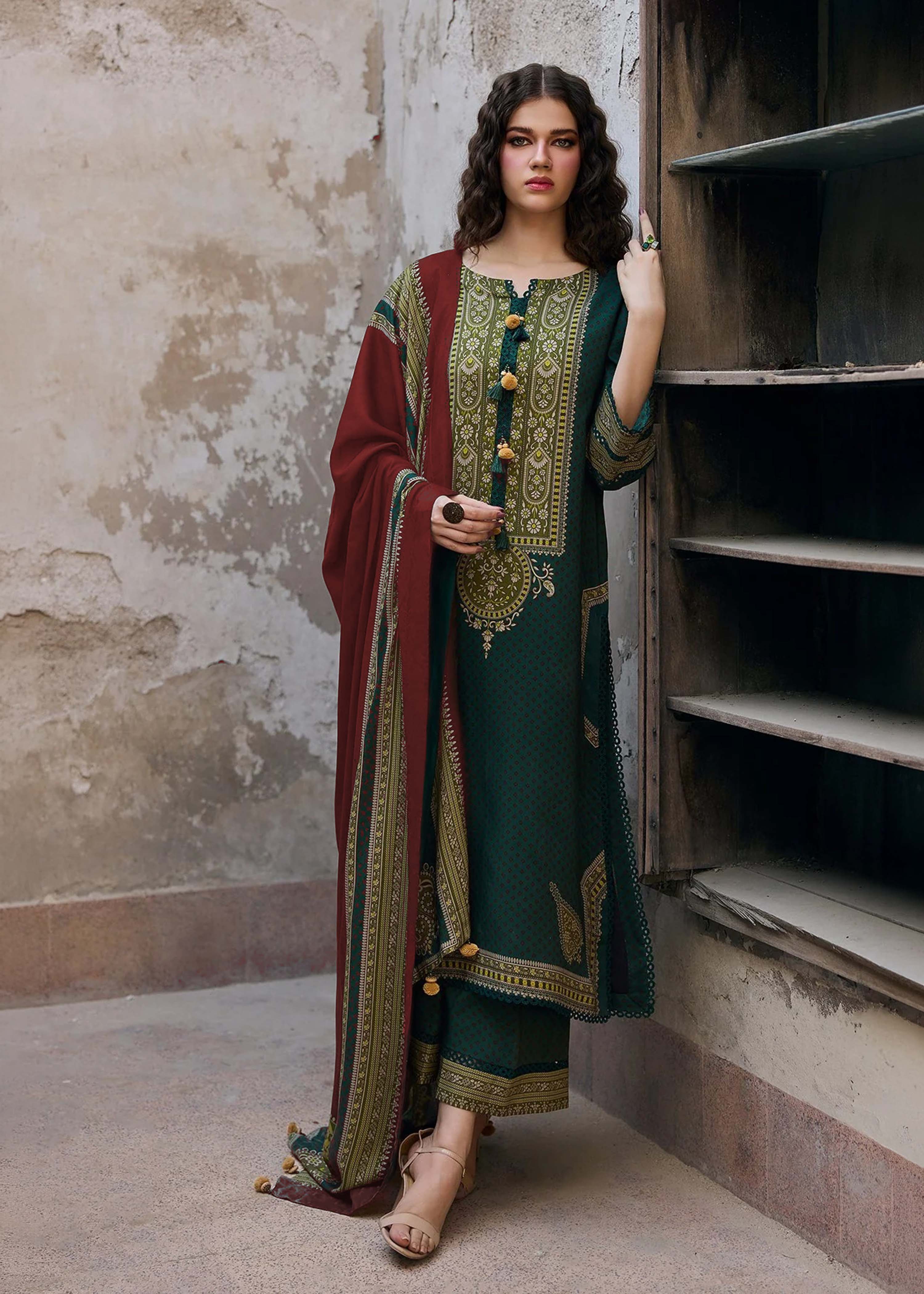 Faseeha  Printed - 3pc