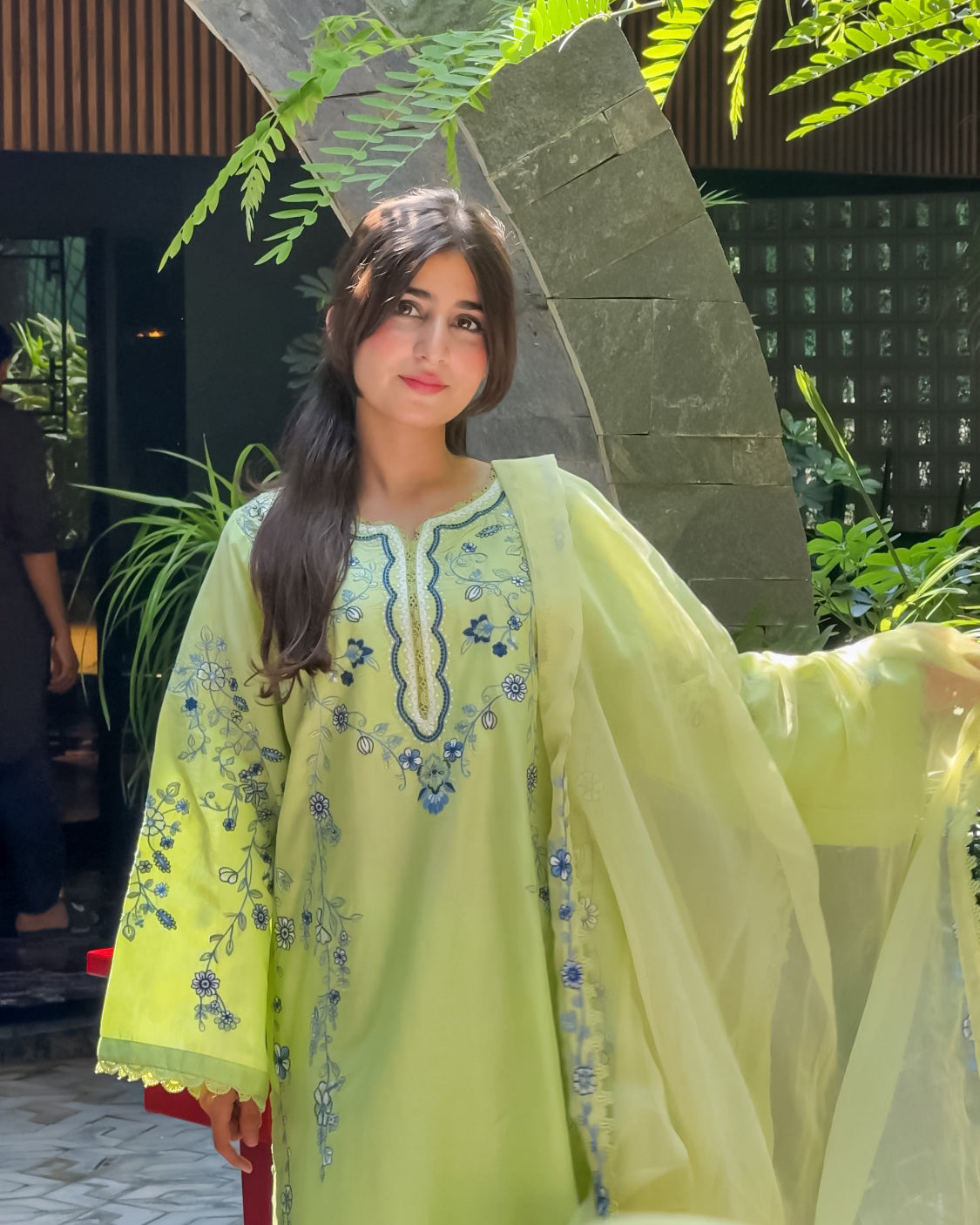 Neemal Embroidered-3pc