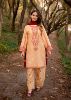 Heer Embroidered 3pc