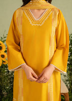Lime Embroidered - 3pc