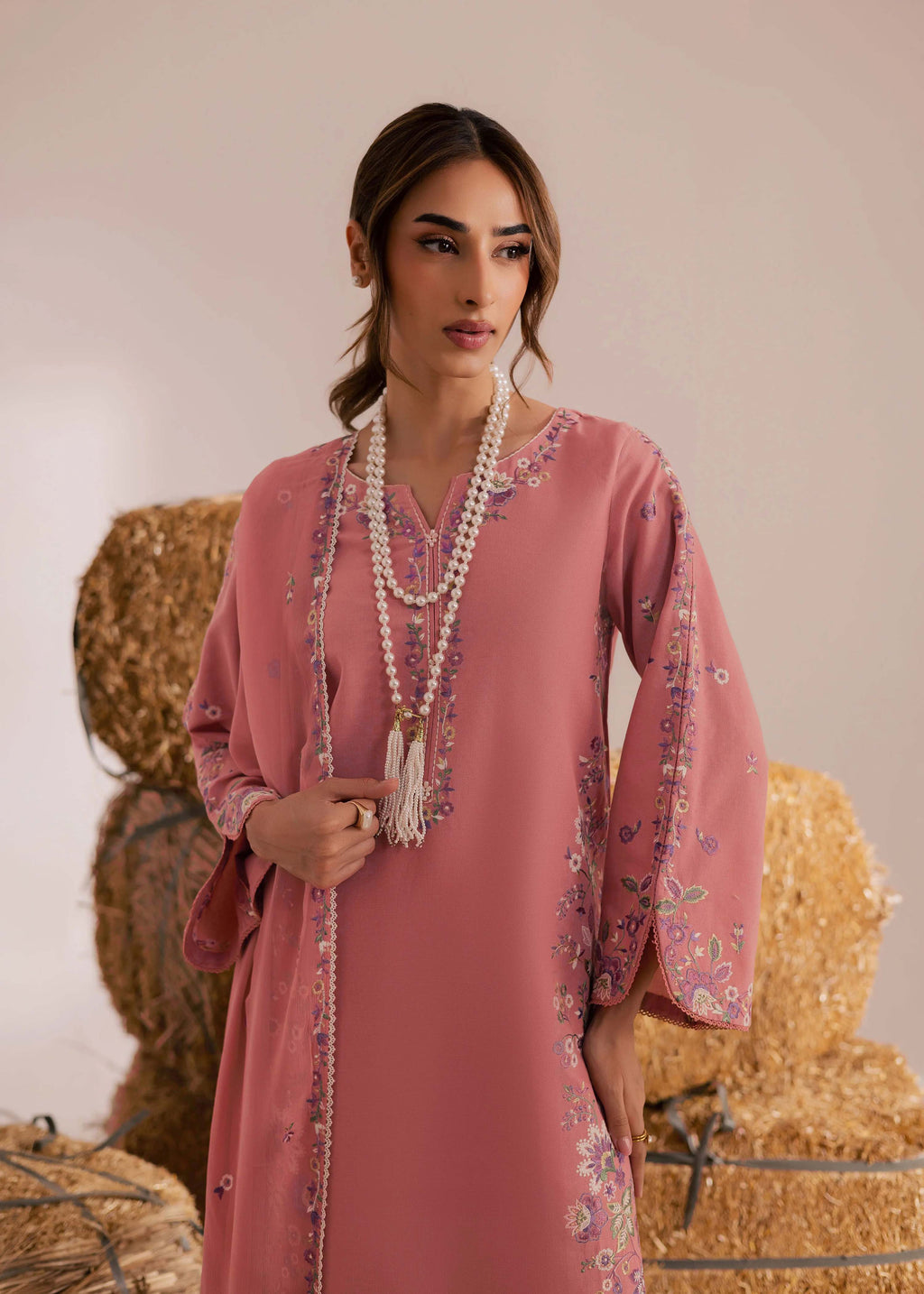 Rehab Embroidered - 3pc