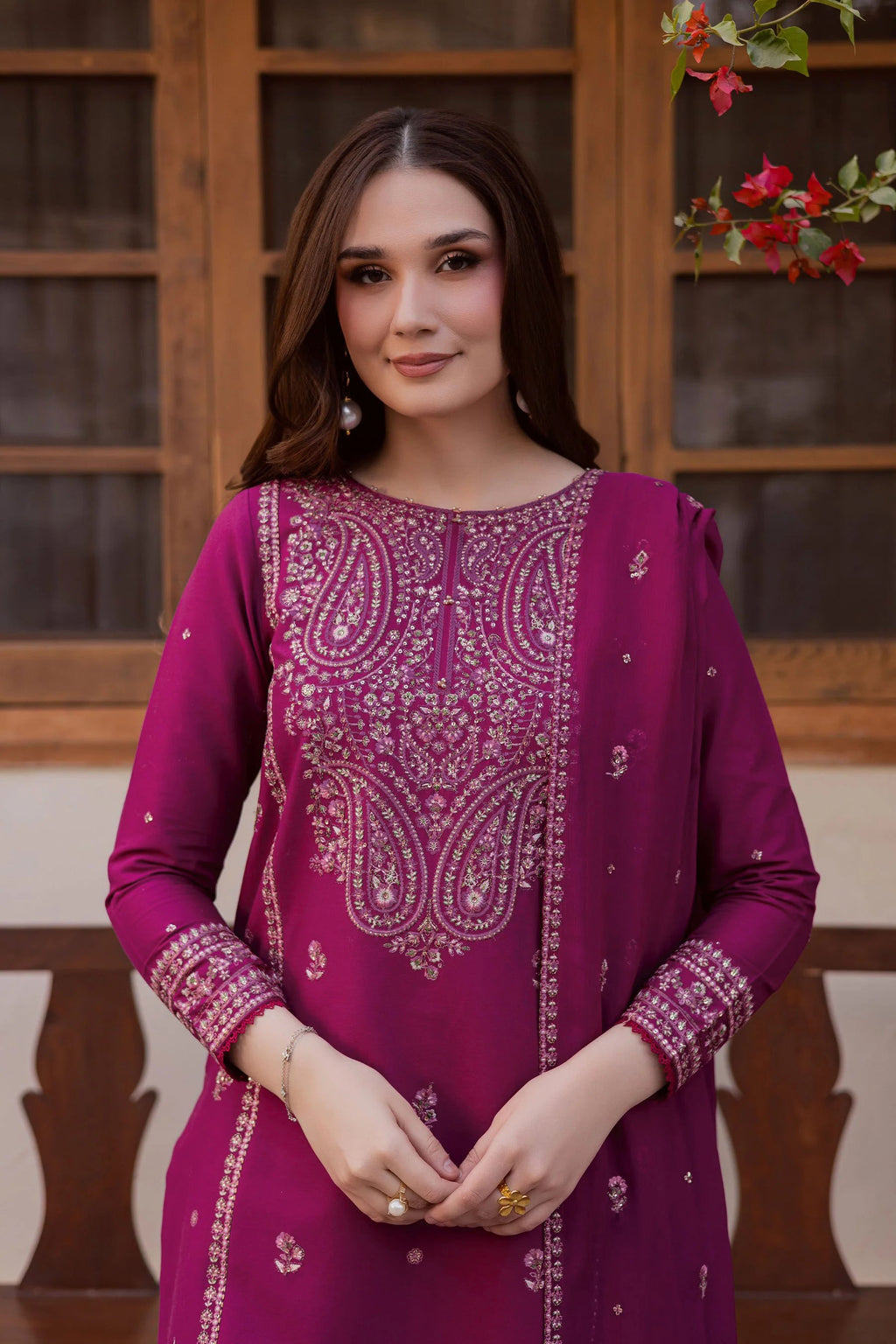 Laaj Embroidered - 3pc