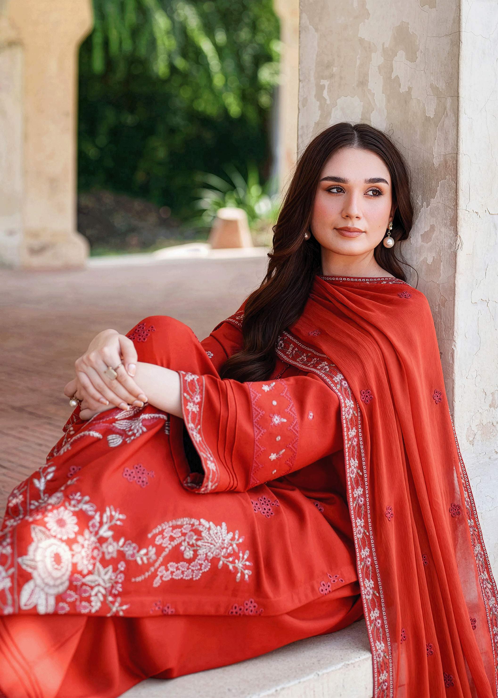 Begum Embroidered - 3pc