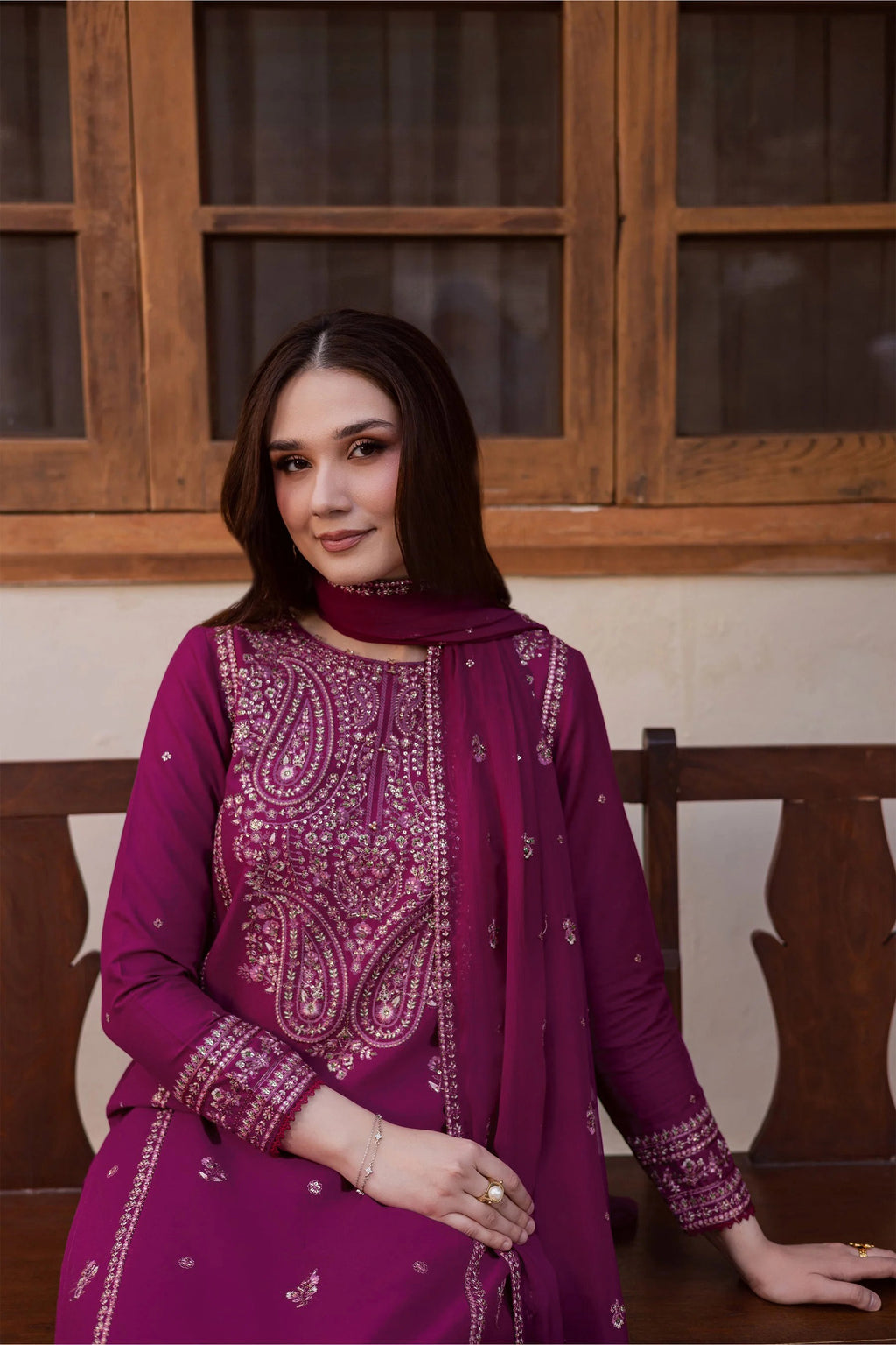 Laaj Embroidered - 3pc