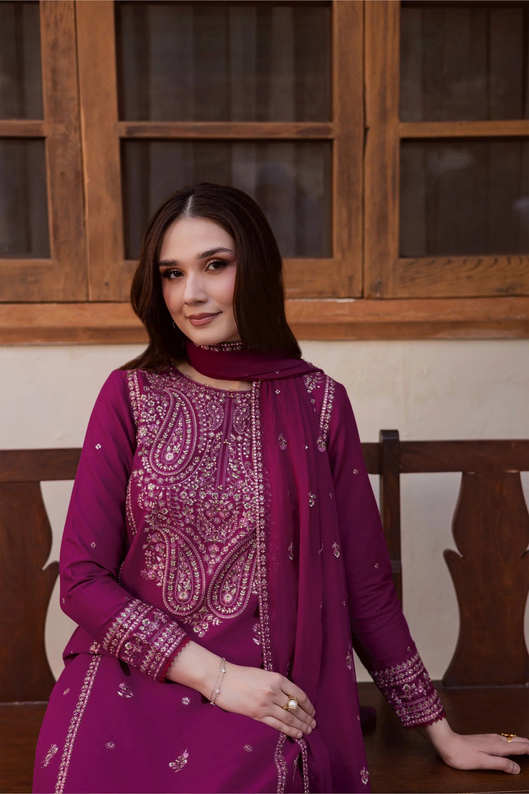 Laaj Embroidered - 3pc