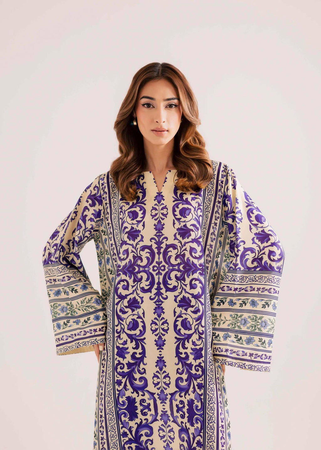 Orchid - Printed Kaftaan