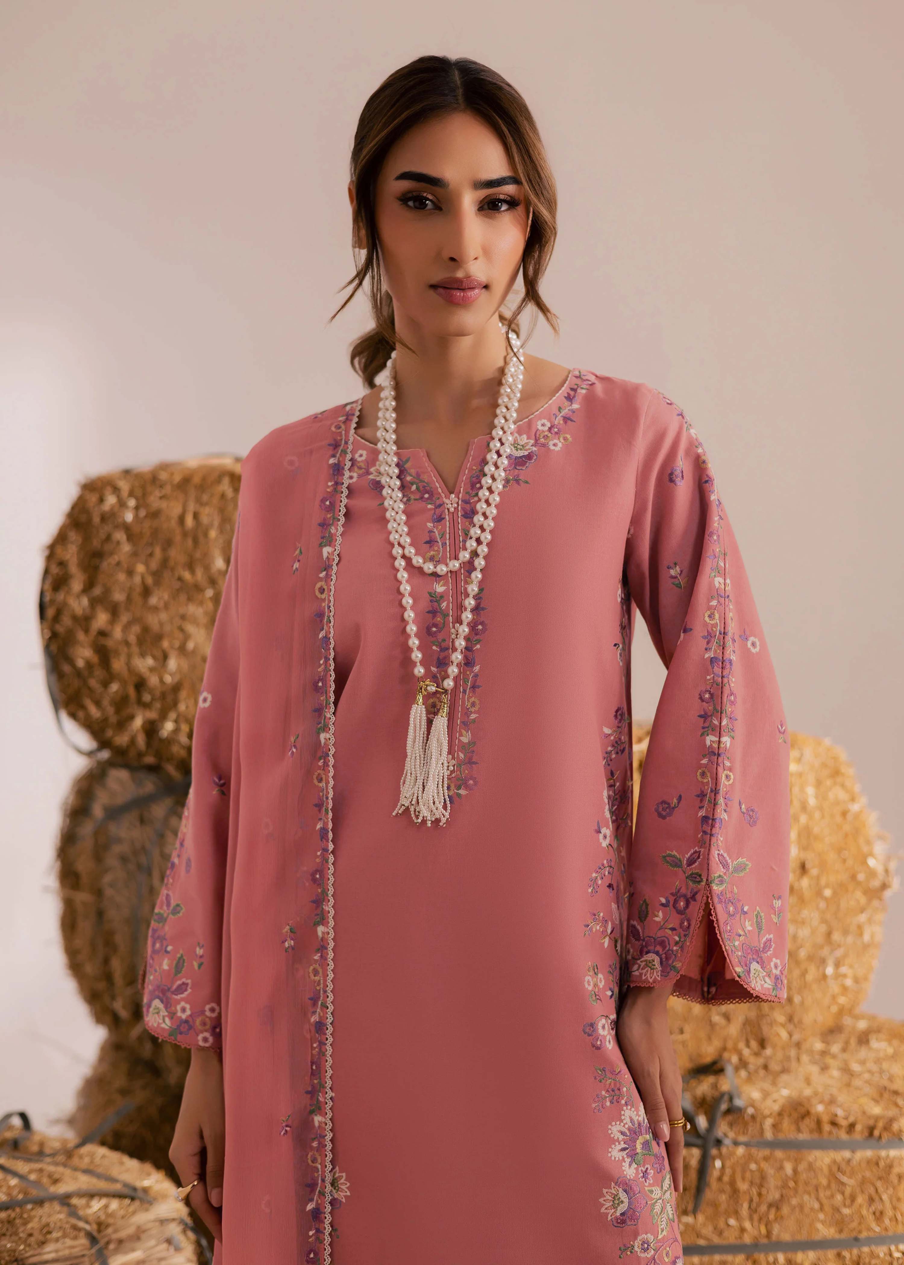 Rehab Embroidered - 3pc