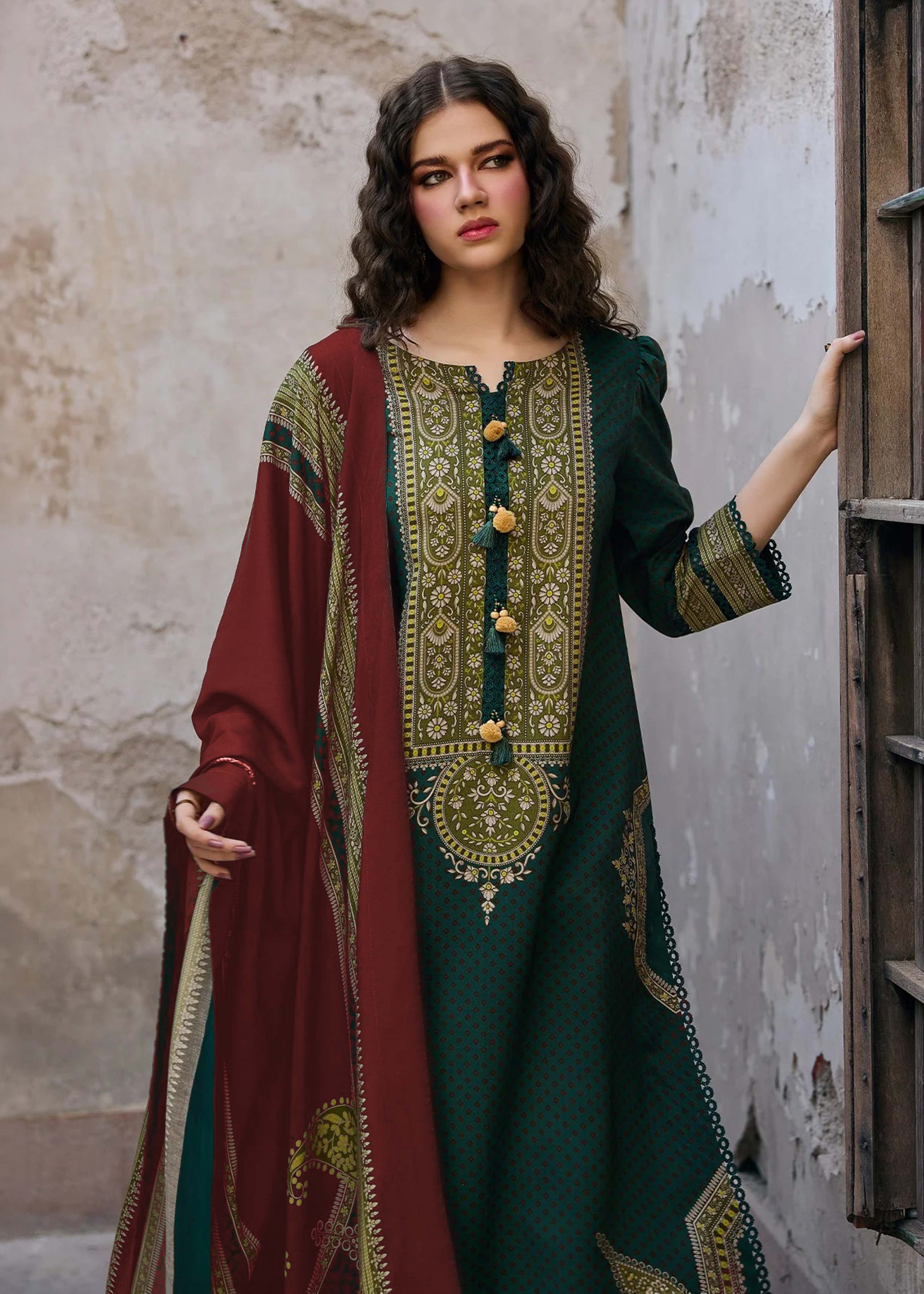 Faseeha  Printed - 3pc