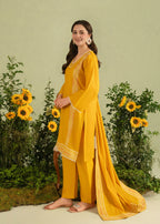 Lime Embroidered - 3pc