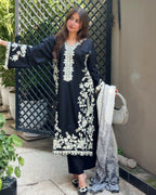 Mehar Bano Embroidered -3PC