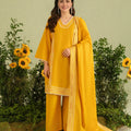 Lime Embroidered - 3pc