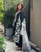Mehar Bano Embroidered -3PC