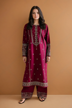 Roohi 2pcs - Embroidered Dress