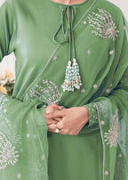 Embrose Embroidered - 3pc - Jade Green