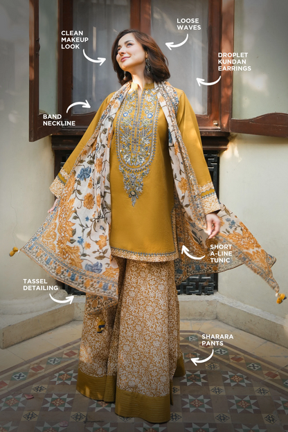 Aura Embroidered 3pc