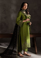 Ezzah 3pcs - Embroidered dress