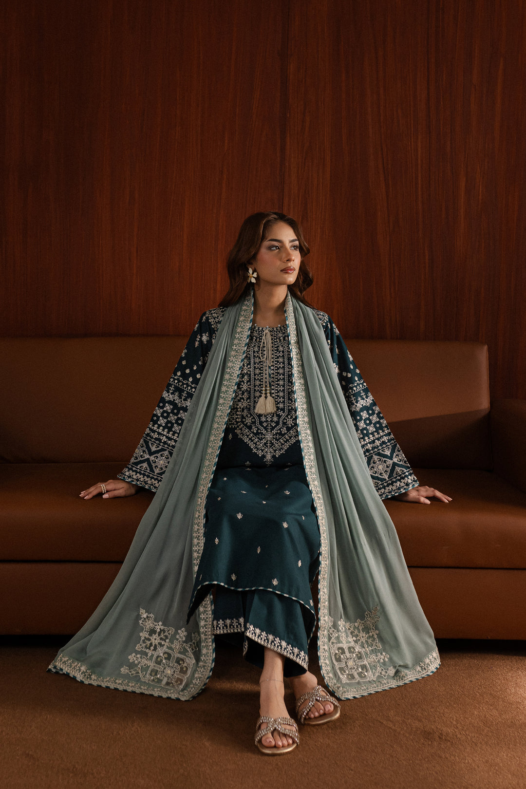 Arzu Embroidered - 3pcs