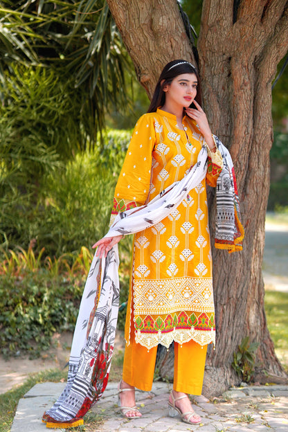 Coco Embroidered - 3pieces