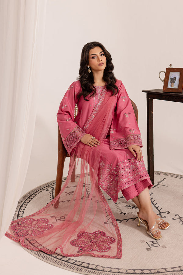 Minahil Embroidered 3-Piece Outfits