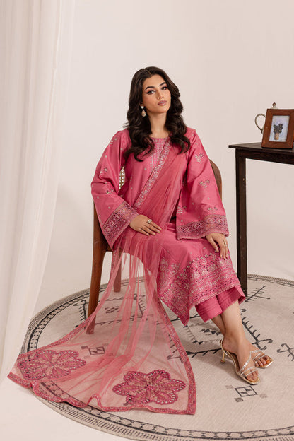 Minahil Embroidered 3-Piece Outfits