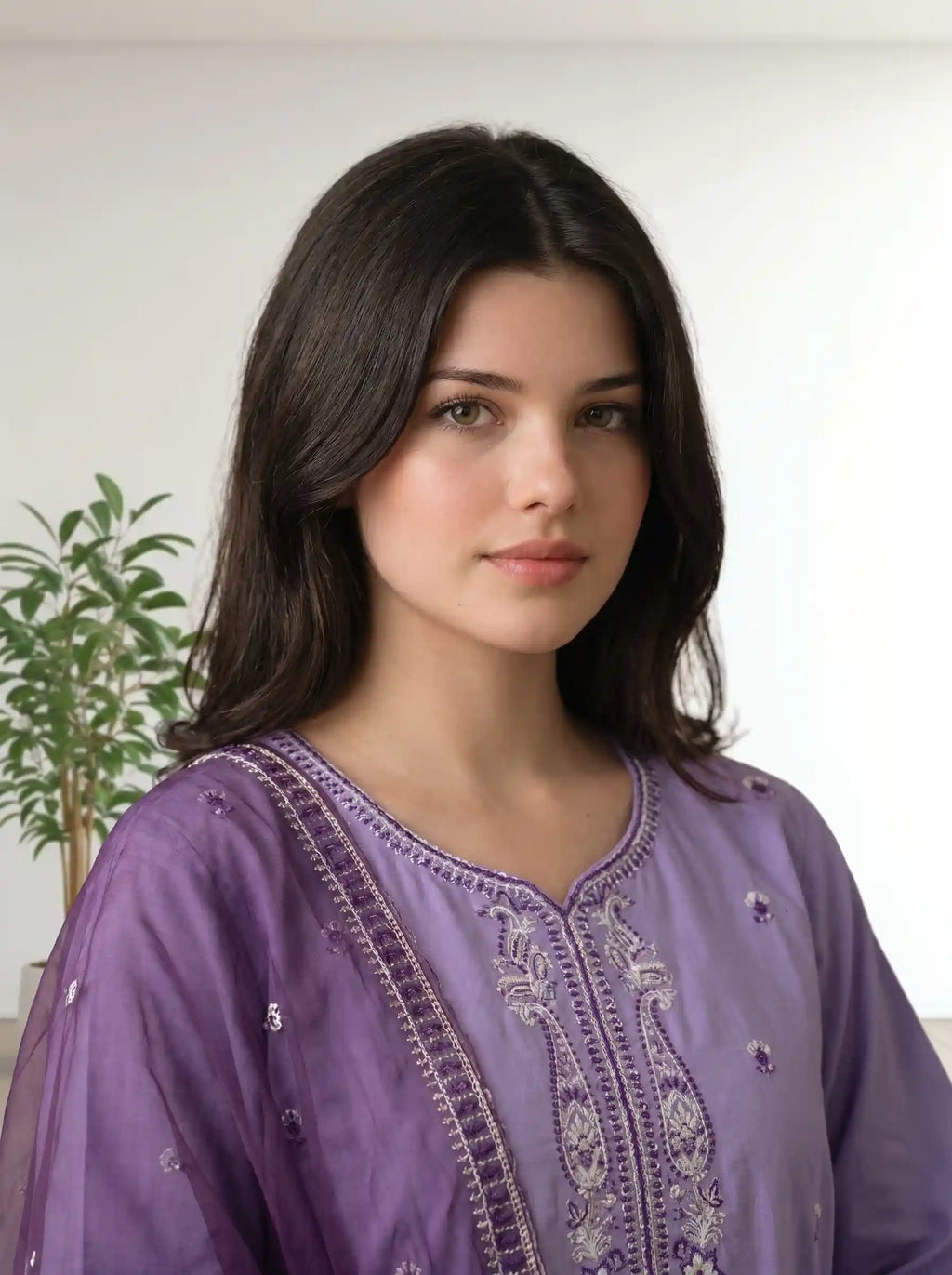 Afifa Embroidered - 3pc