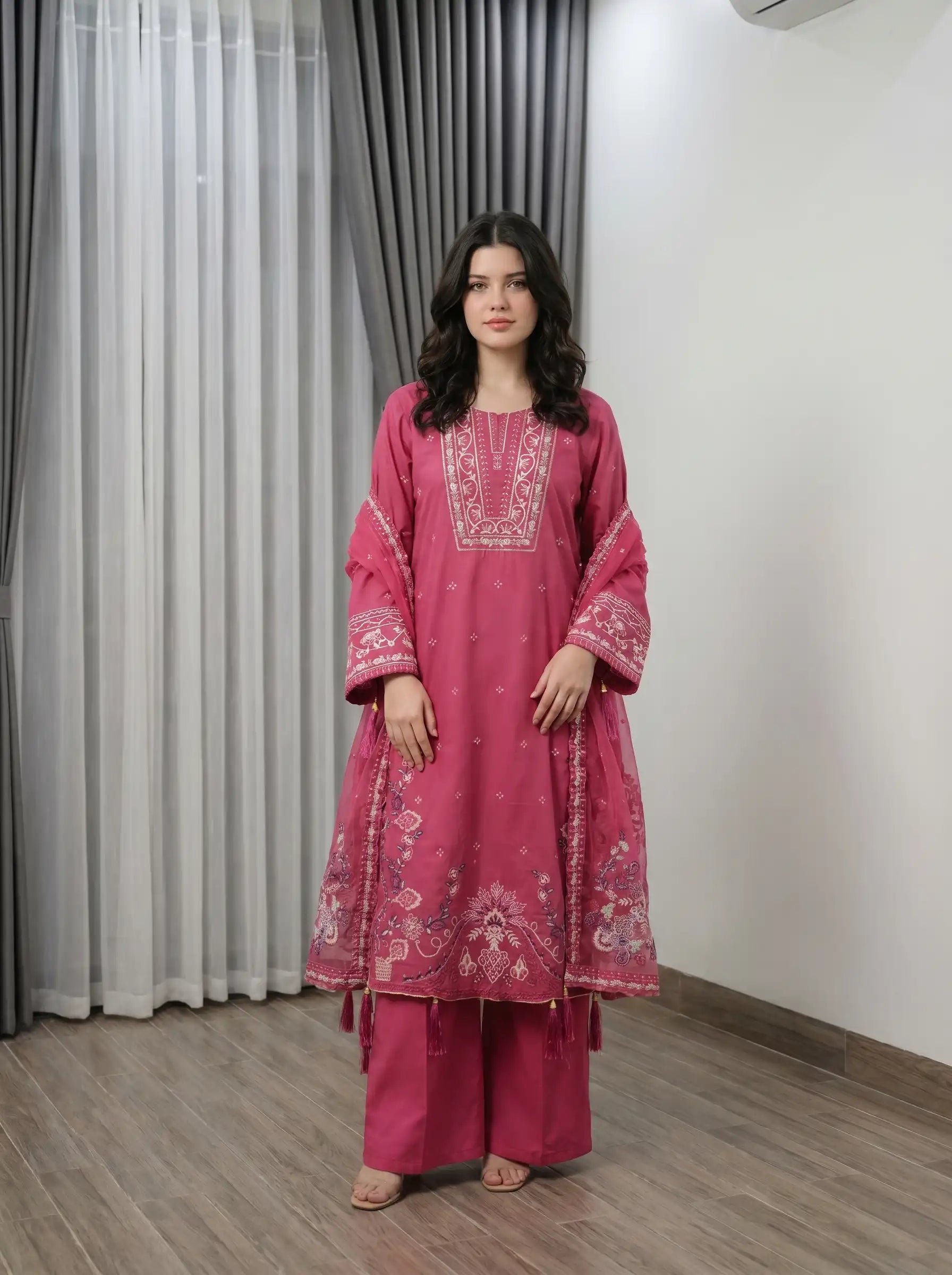 Azeen Embroidered - 3 pieces