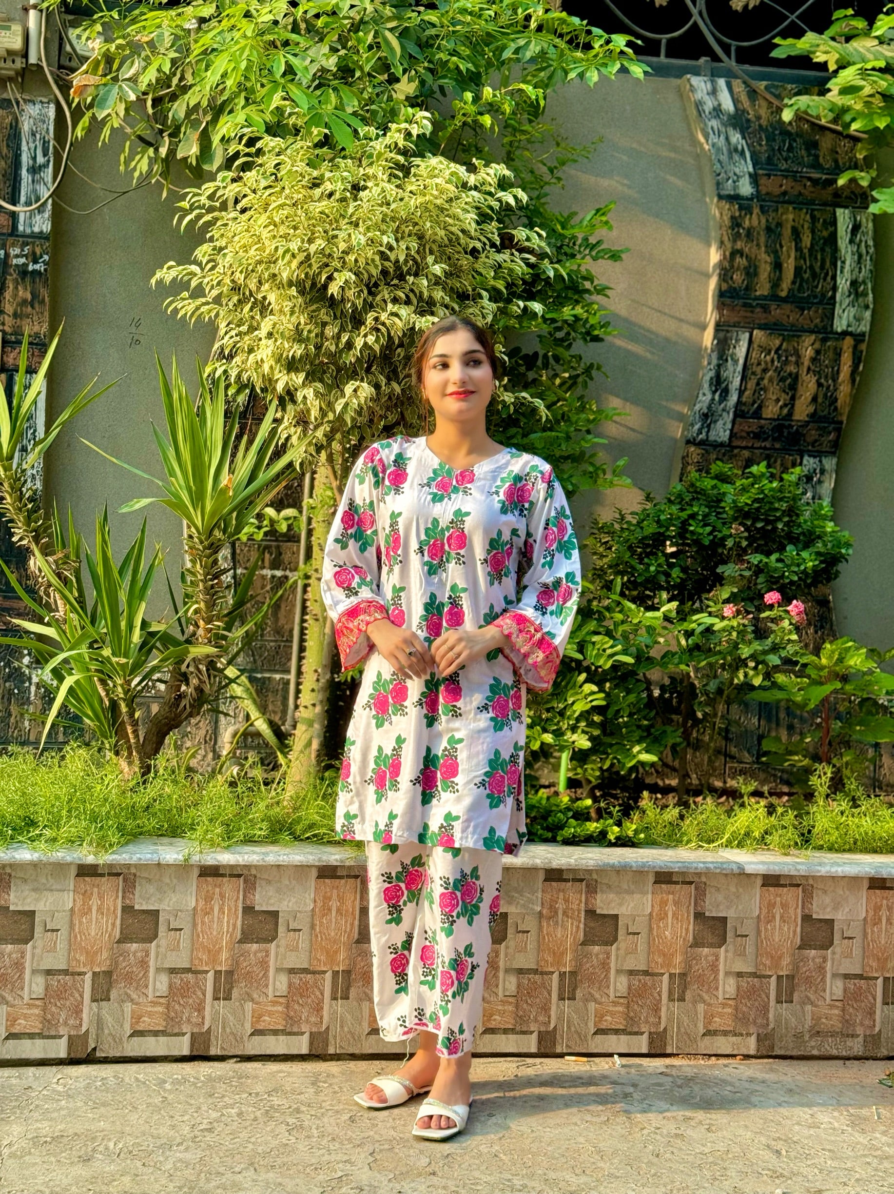 Primrose sharara printed 2pcs Ca_closet