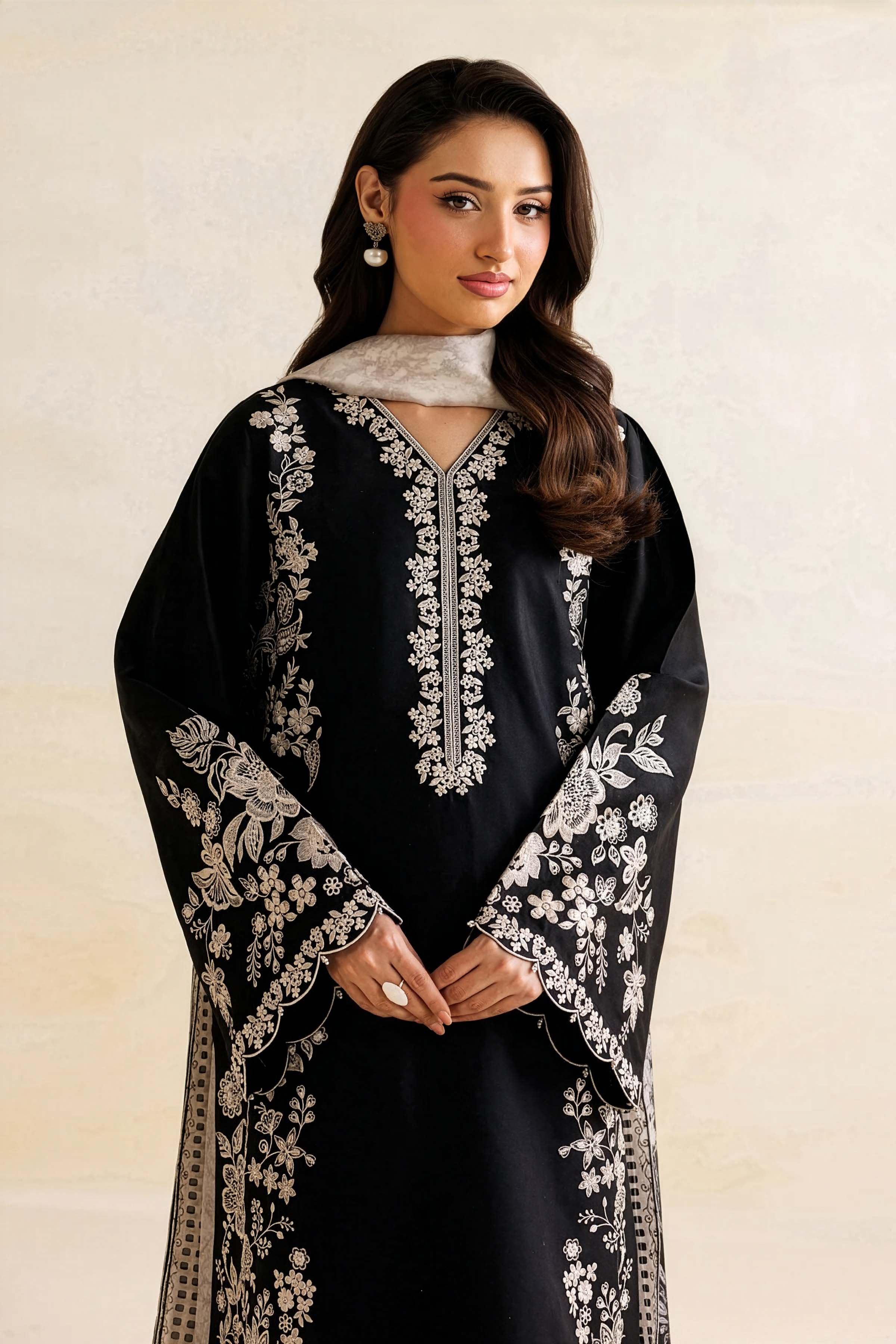 Mehar Bano Embroidered -3PC