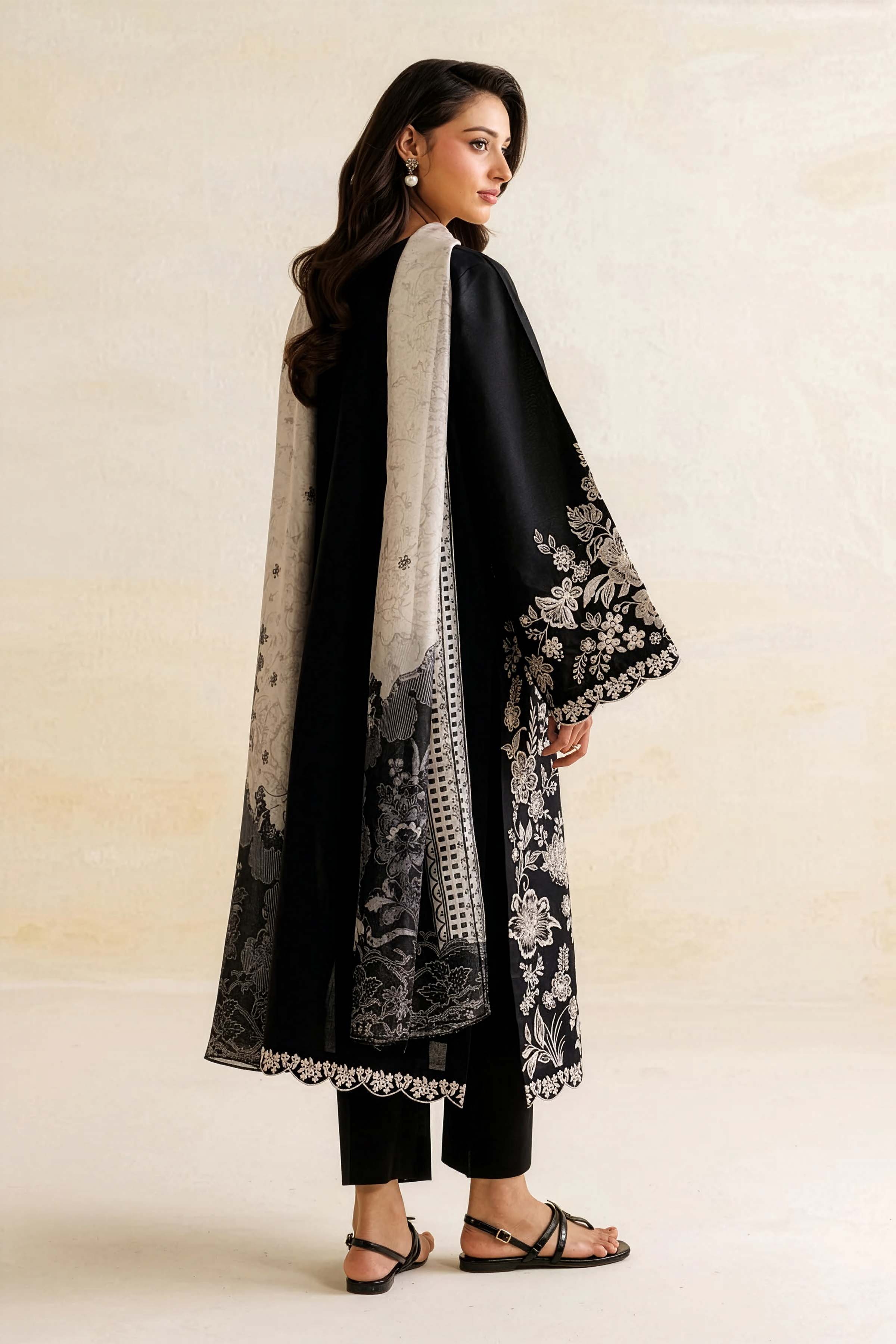 Mehar Bano Embroidered -3PC
