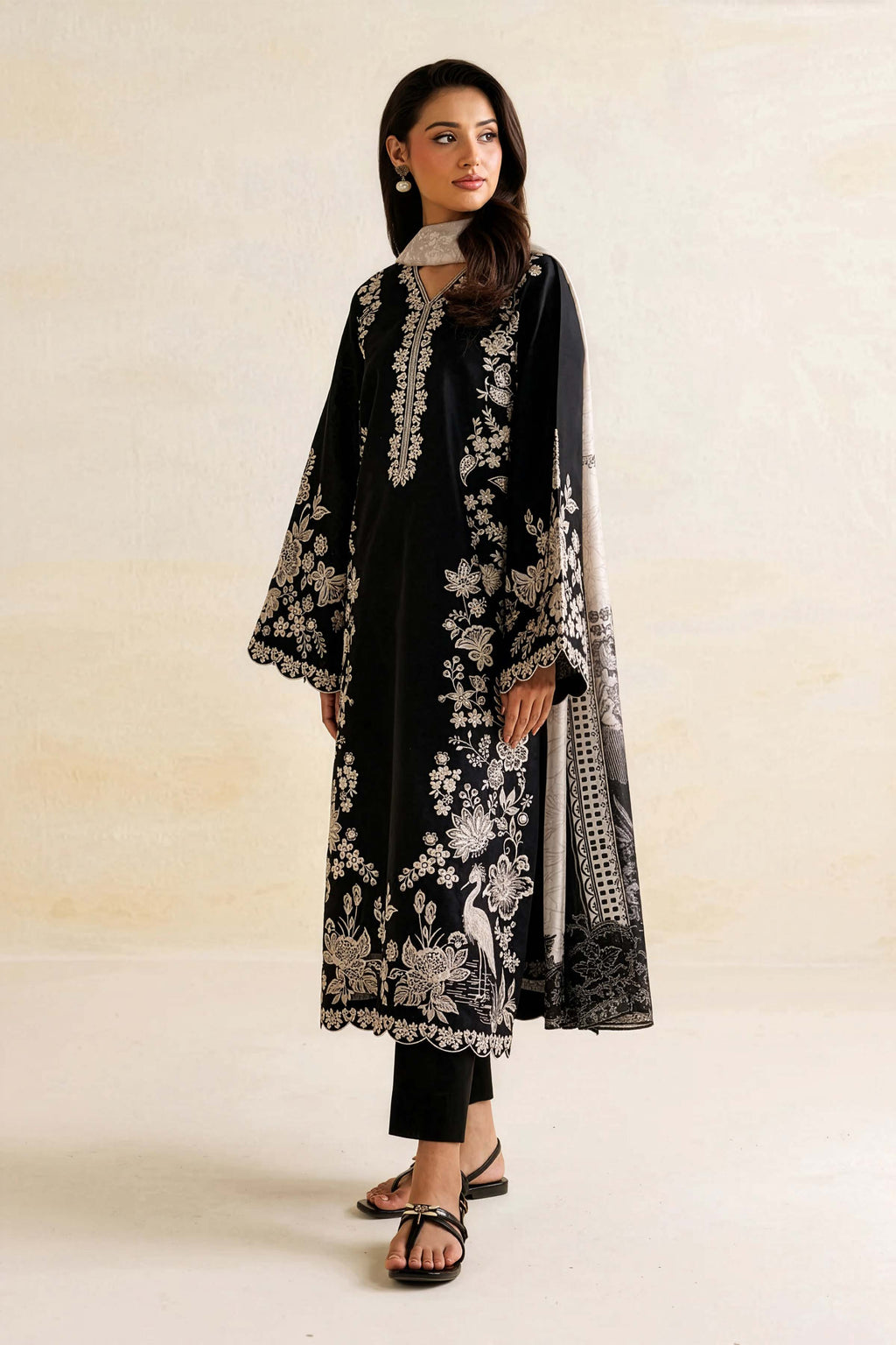Mehar Bano Embroidered -3PC