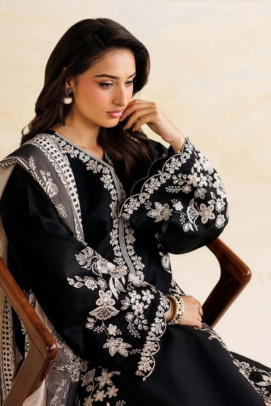 Mehar Bano Embroidered -3PC