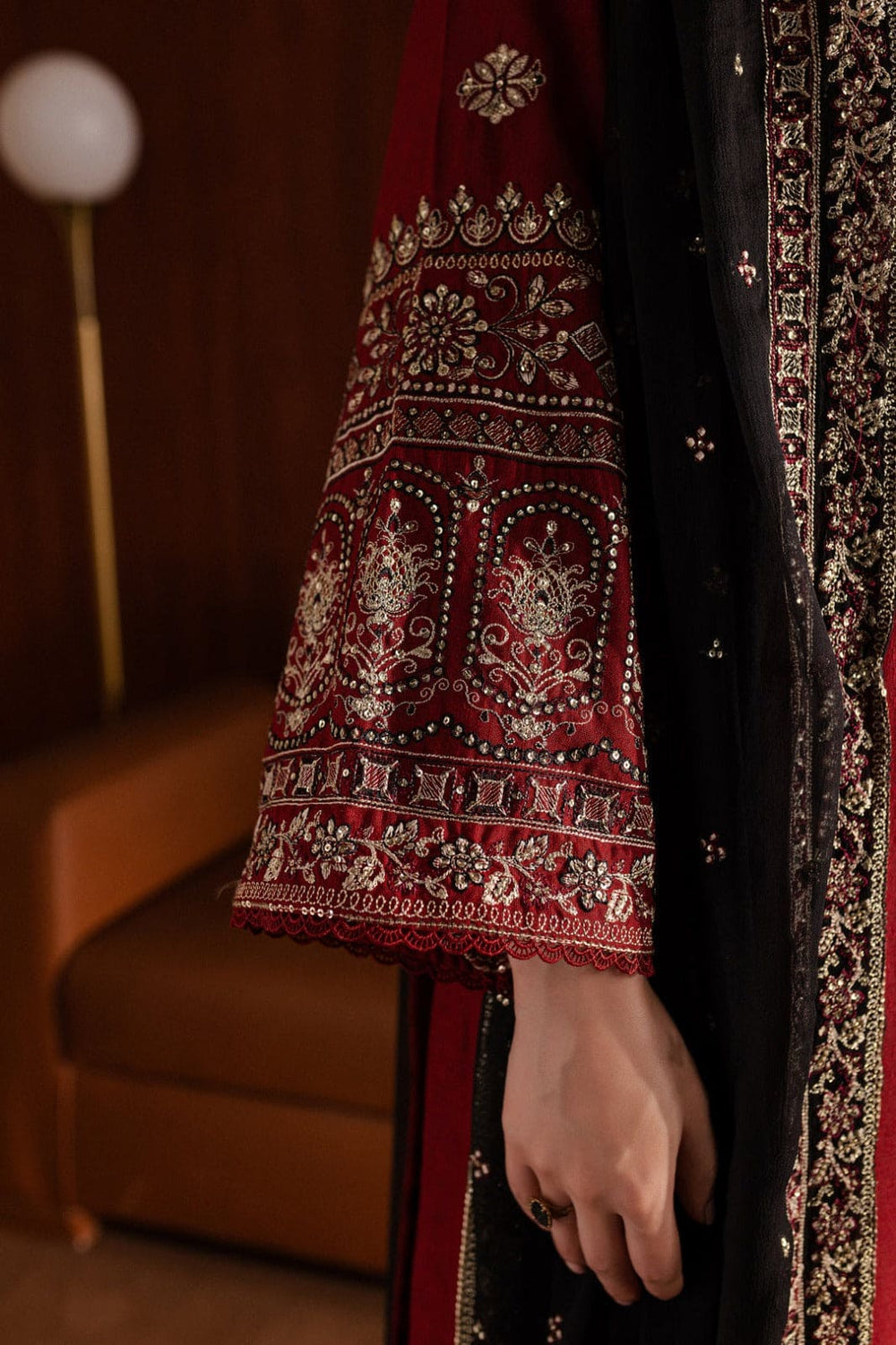 Lal pari Embroidered - 3 pieces