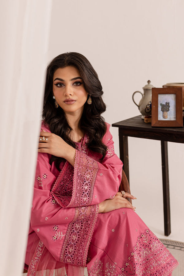 Minahil Embroidered 3-Piece Outfits