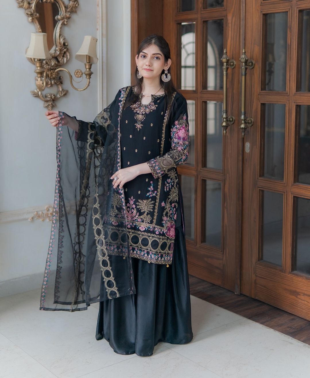 Meer Chiffon Embroidered 2pcs Ca_closet