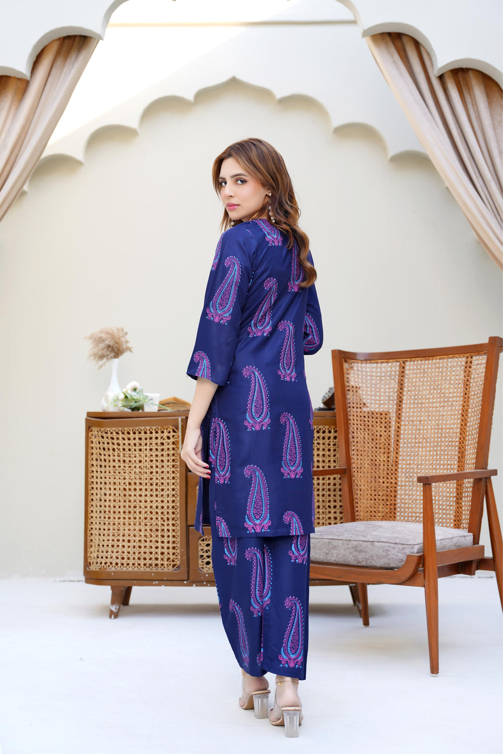 Soha navy blue 2pc