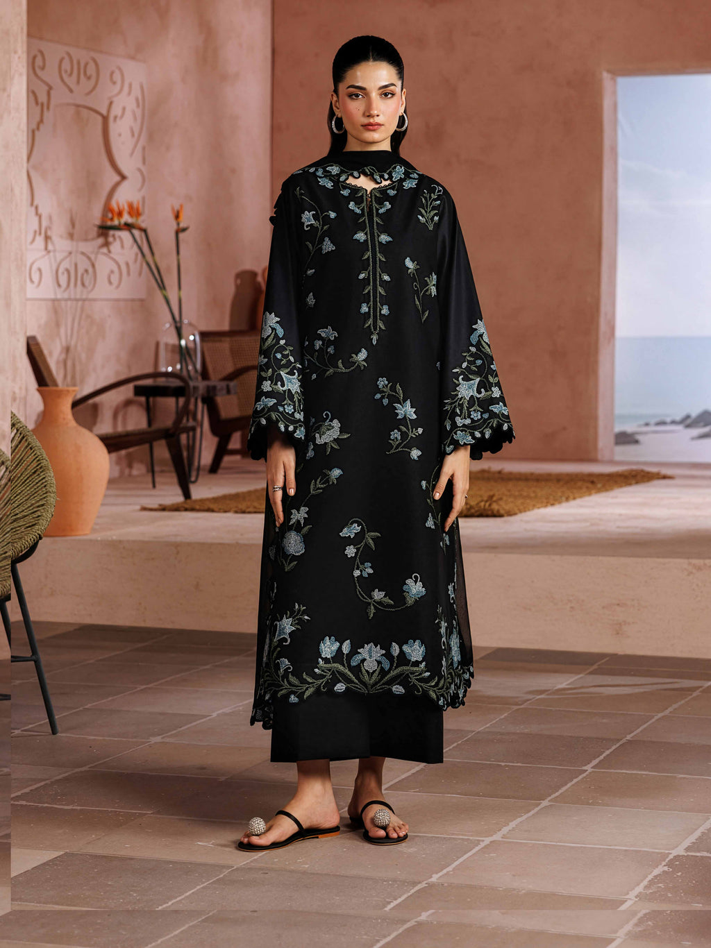 Haseen Embroidered-3pc