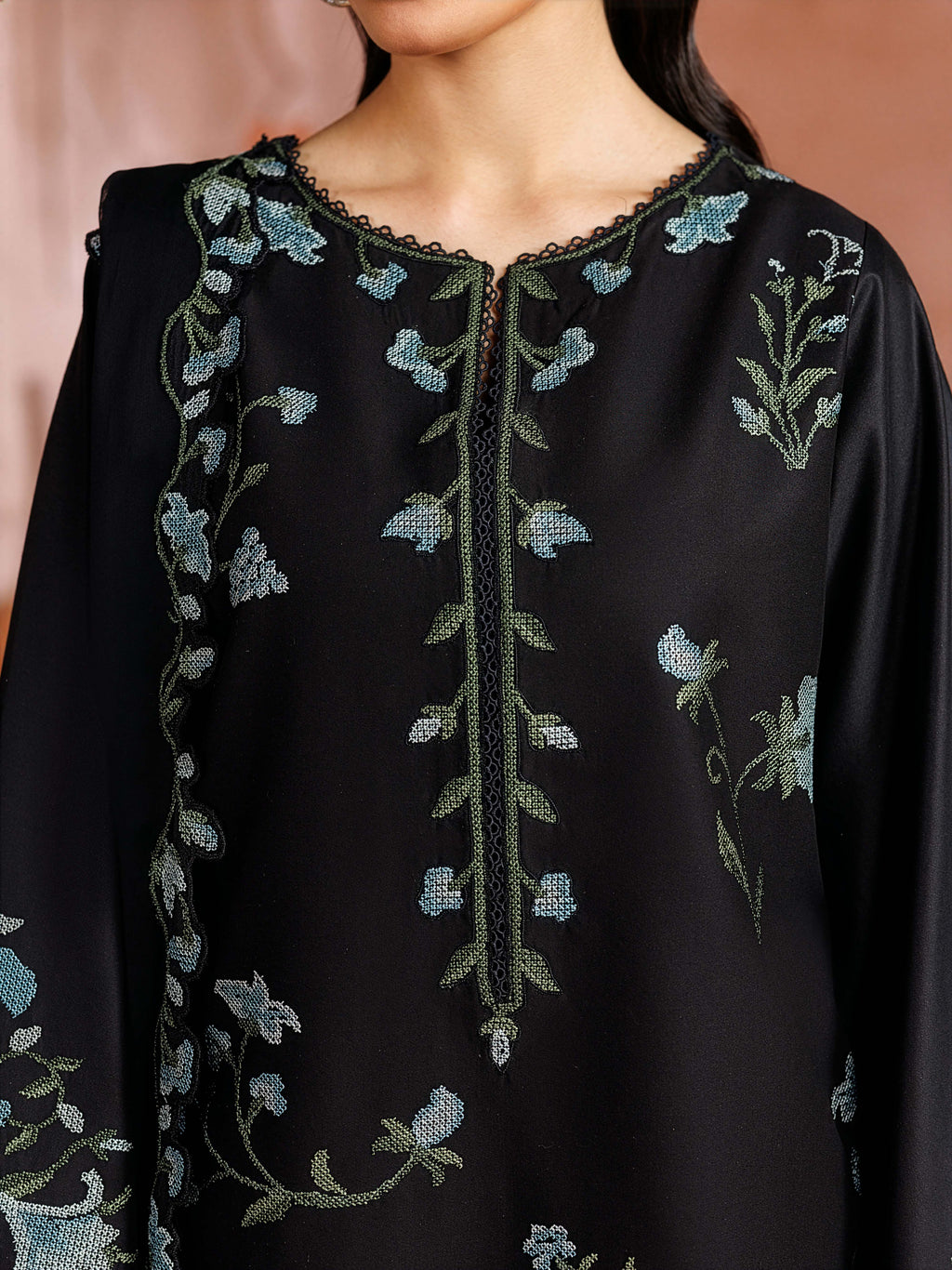 Haseen Embroidered-3pc