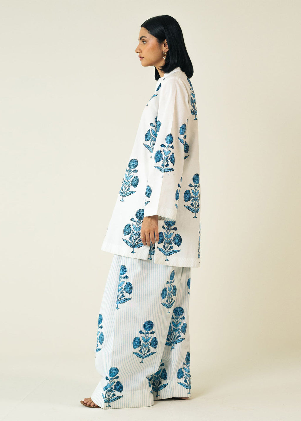 Minsa 2 pcs - Printed Lawn Farshi Shalwar