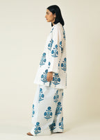 Minsa 2 pcs - Printed Lawn Farshi Shalwar