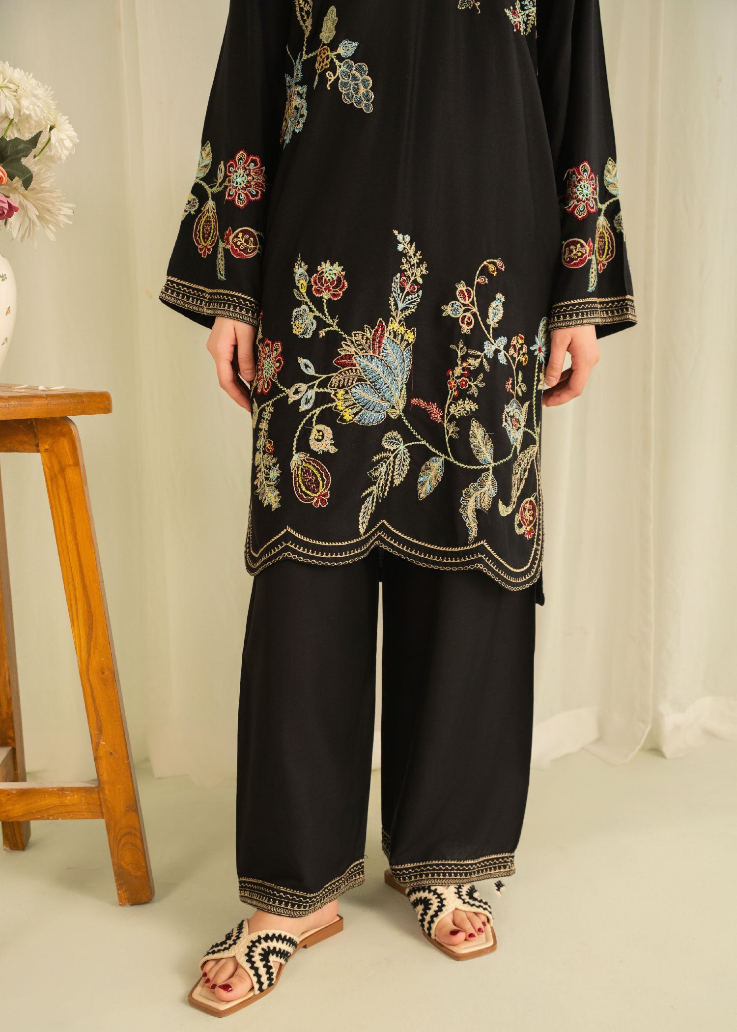 Esmer 3pc - Embroidered dress