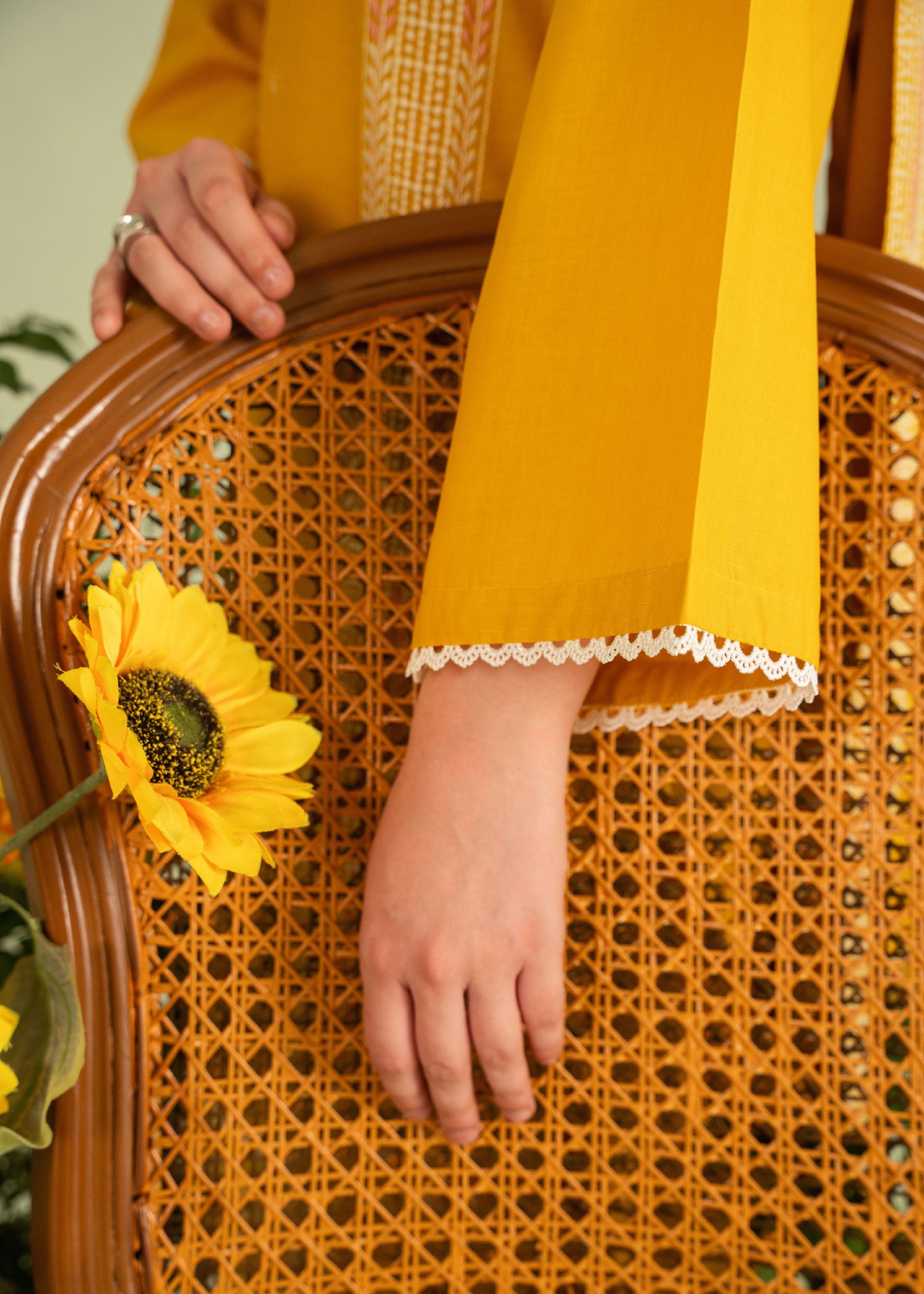 Lime Embroidered 3pc