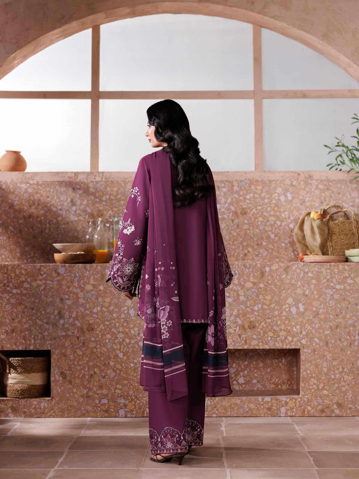 Zohra Embroidered -3pc