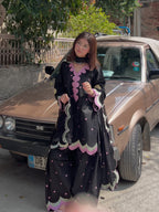 Sahiba Black - 3pc