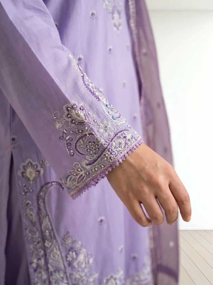 Afifa Embroidered - 3pc - Chaudhary Arts