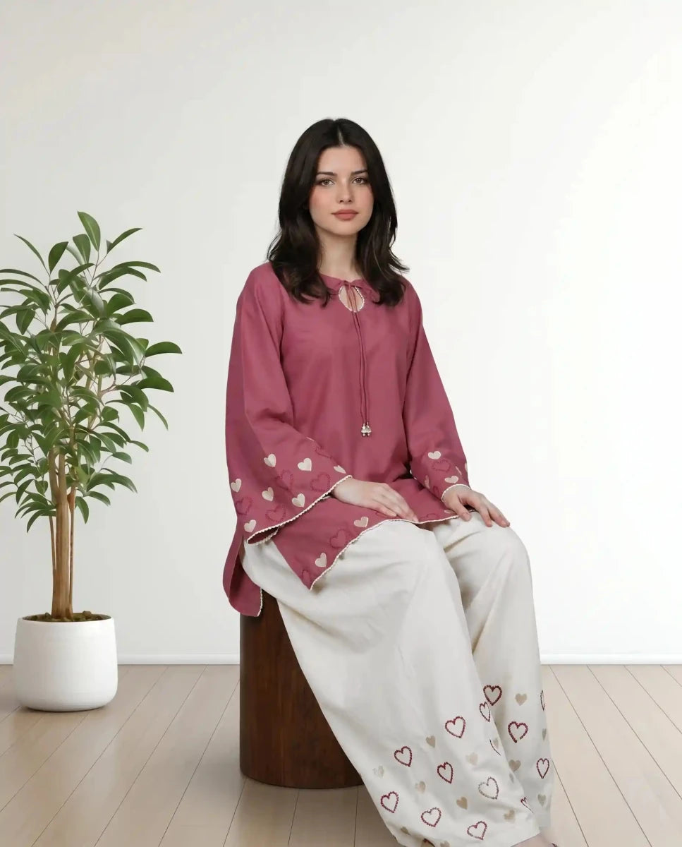 Crimson - 3pc - Chaudhary Arts
